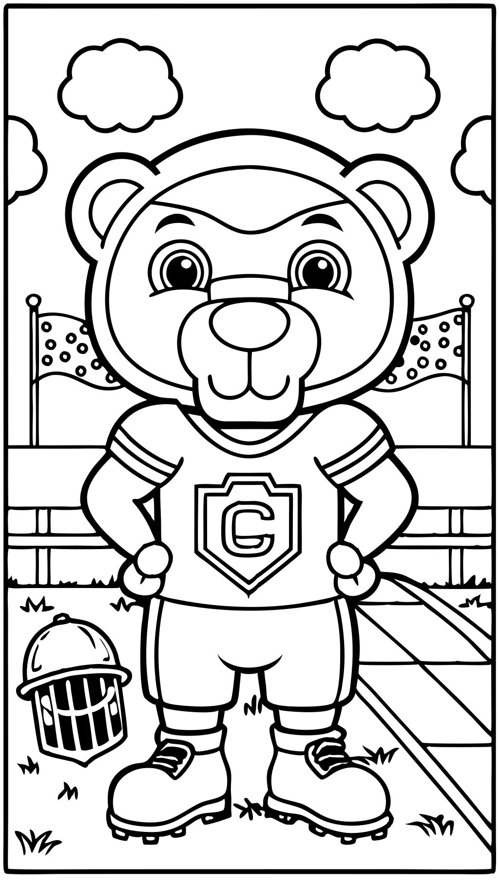 chicago bears coloring pages